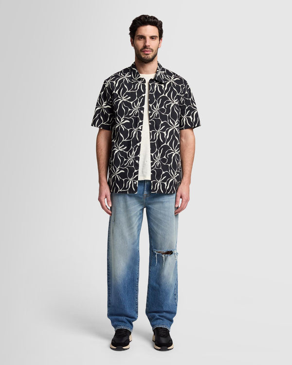 7 For All Mankind Camp Shirt Shirts