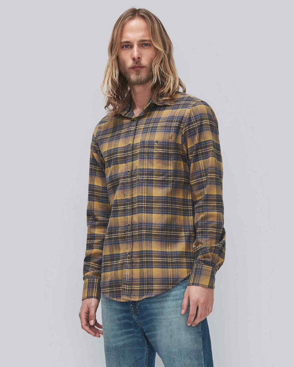 7 for all mankind Check Plaid Shirt Shirts