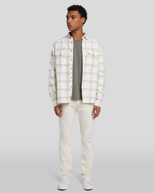 7 For All Mankind Checkered Overshirt Shirts