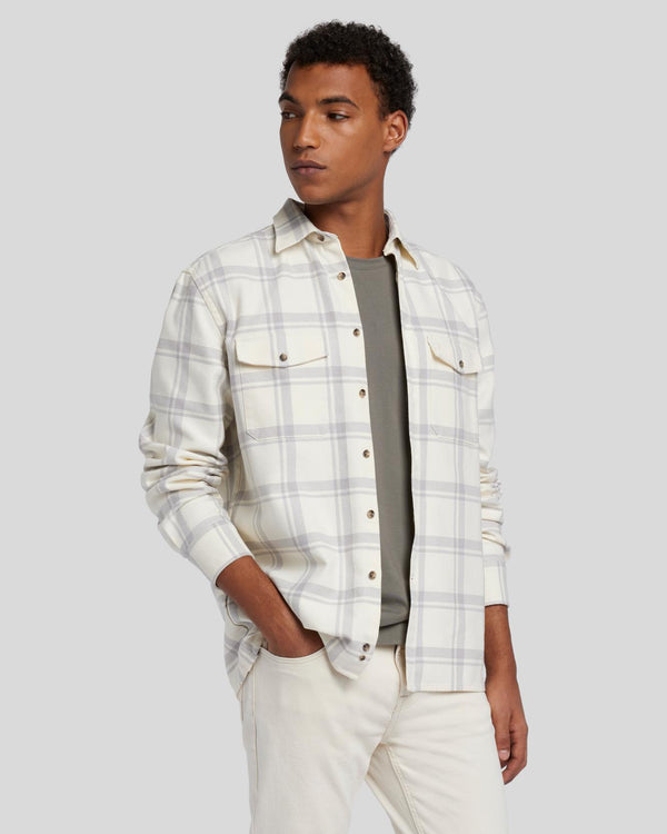 7 for all mankind Checkered Overshirt Shirts