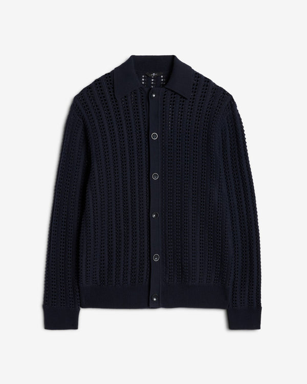 7 for all mankind Crochet Knit Polo Sweaters