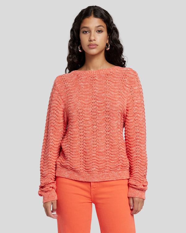 7 For All Mankind Cross Back Sweater Sweaters