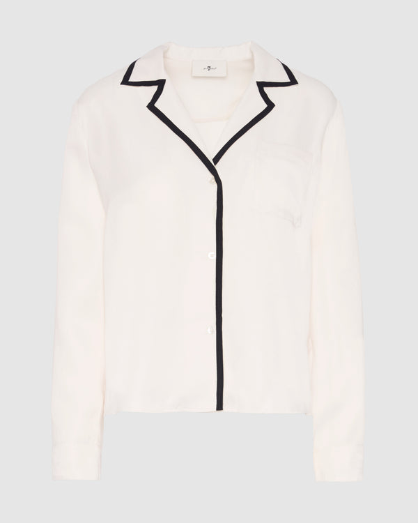 7 for all mankind Cupro Relaxed Shirt Tops