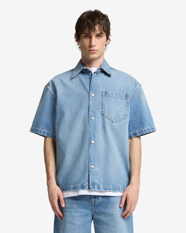 7 For All Mankind Denim Camp Shirt Shirts
