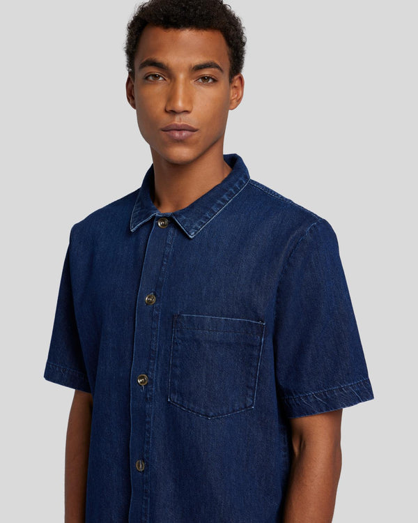 7 For All Mankind Denim Camp Shirt Shirts