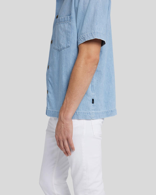 7 For All Mankind Denim Camp Shirt Shirts