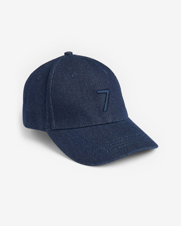 7 For All Mankind Denim Logo Cap Accessories
