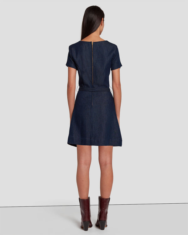 7 For All Mankind Denim Lustre Mod Dress Dresses