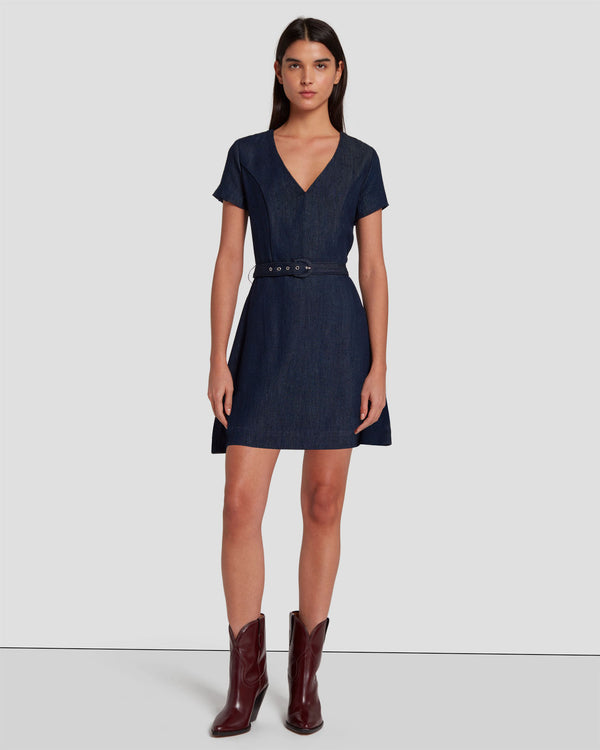 7 for all mankind Denim Lustre Mod Dress Dresses
