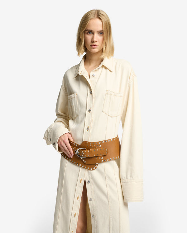 7 For All Mankind Denim Maxi Shirtdress Dresses