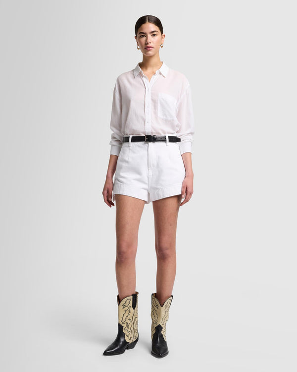 7 For All Mankind Denim Tailored Short Shorts