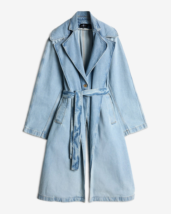 7 for all mankind Denim Trench Coat Denim Jackets