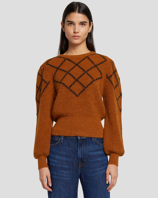 7 for all mankind Diamond Sweater Sweaters