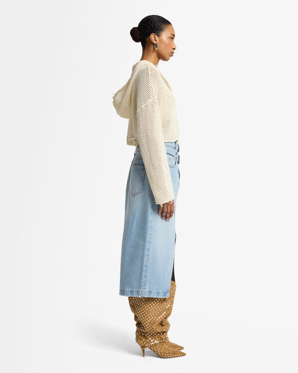 7 For All Mankind Double Waist Skirt Skirts