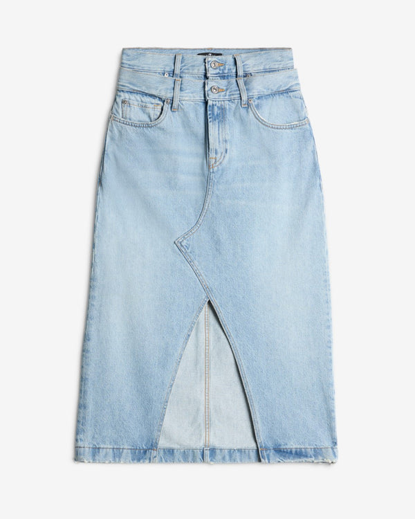 7 for all mankind Double Waist Skirt Skirts