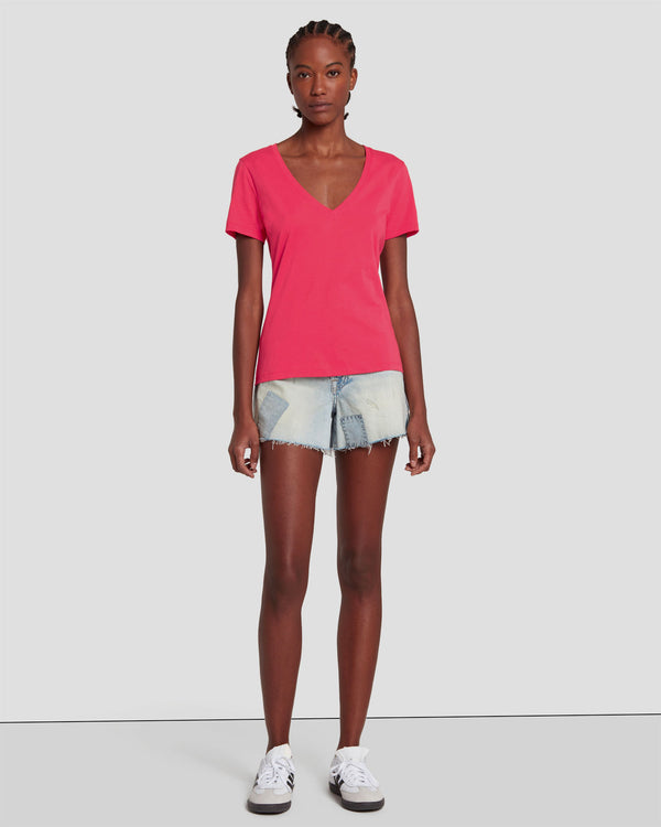 7 For All Mankind Easy V-Neck Tops