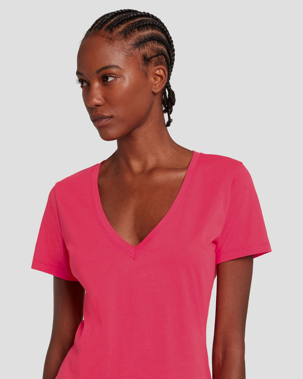 7 For All Mankind Easy V-Neck Tops