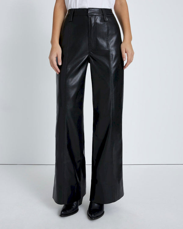 7 For All Mankind Faux Leather Easy Trouser Pants