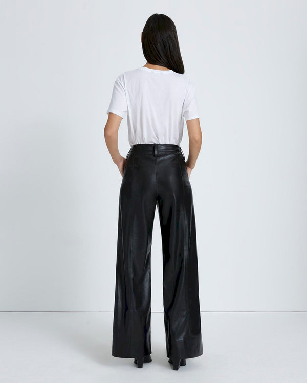 7 For All Mankind Faux Leather Easy Trouser Pants