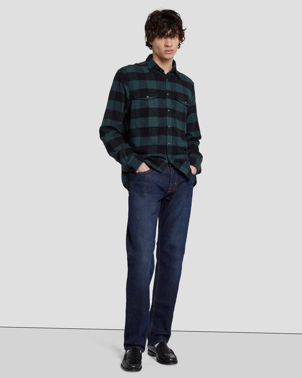 7 For All Mankind Flannel Overshirt Shirts
