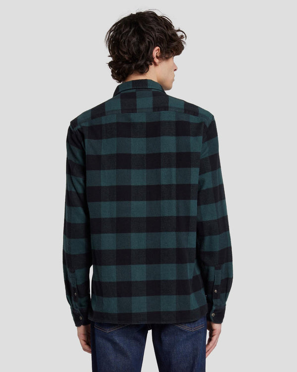 7 For All Mankind Flannel Overshirt Shirts