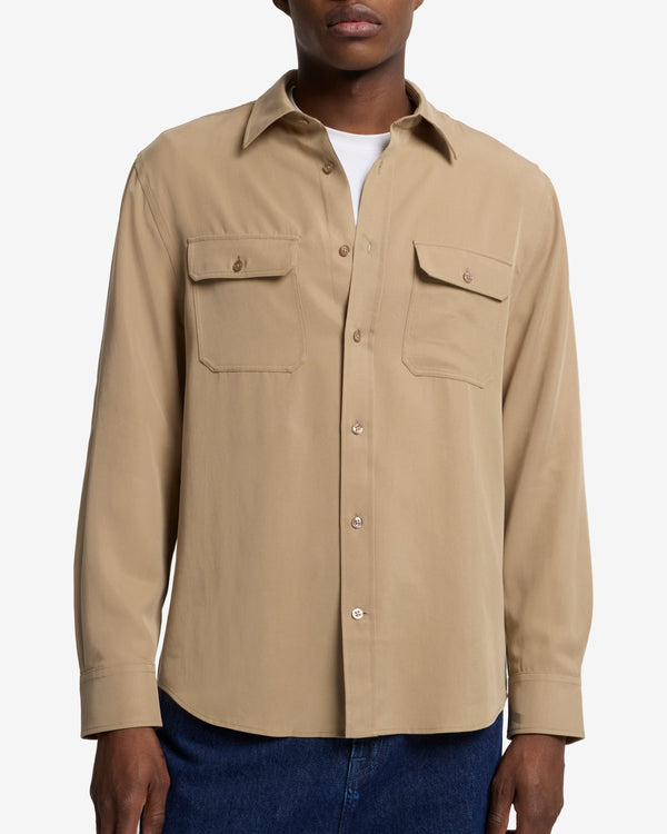 7 For All Mankind Fluid Military Shirt Shirts