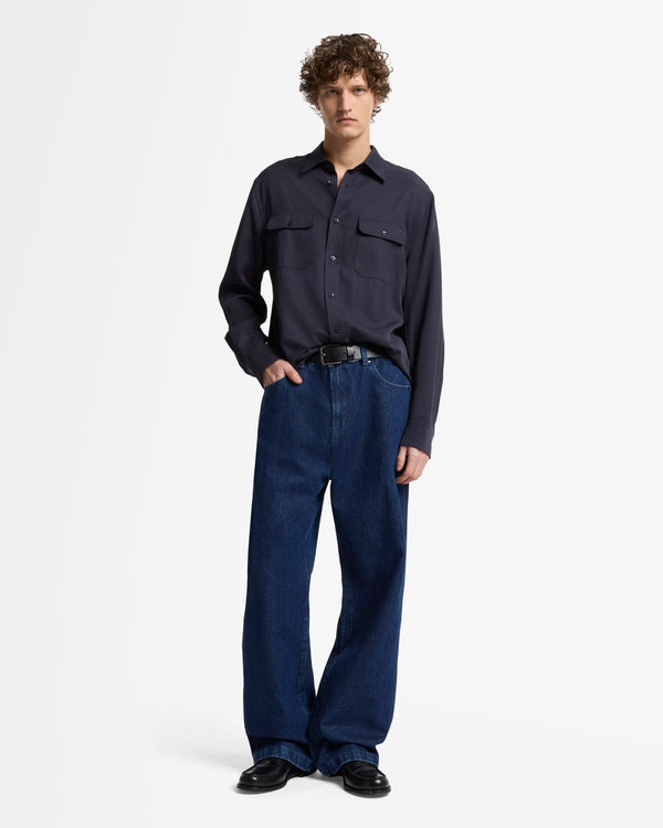 7 For All Mankind Fluid Military Shirt Shirts