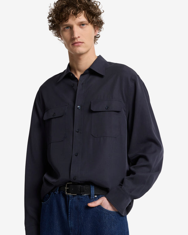 7 For All Mankind Fluid Military Shirt Shirts