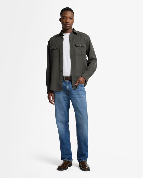 7 For All Mankind Fluid Military Shirt Shirts
