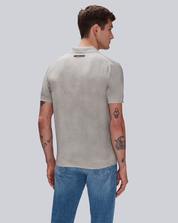 7 For All Mankind Garment Dyed Cotton Polo Shirts
