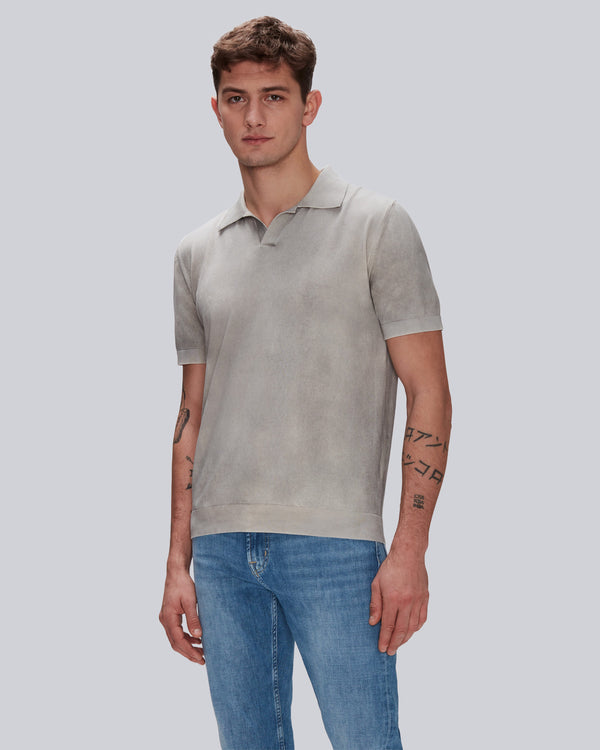 7 for all mankind Garment Dyed Cotton Polo Shirts