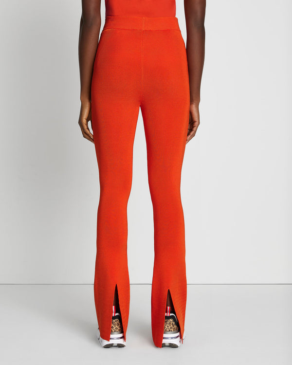 7 For All Mankind High Rise Ribbed Bootcut Pants