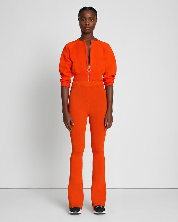 7 for all mankind High Rise Ribbed Bootcut Pants