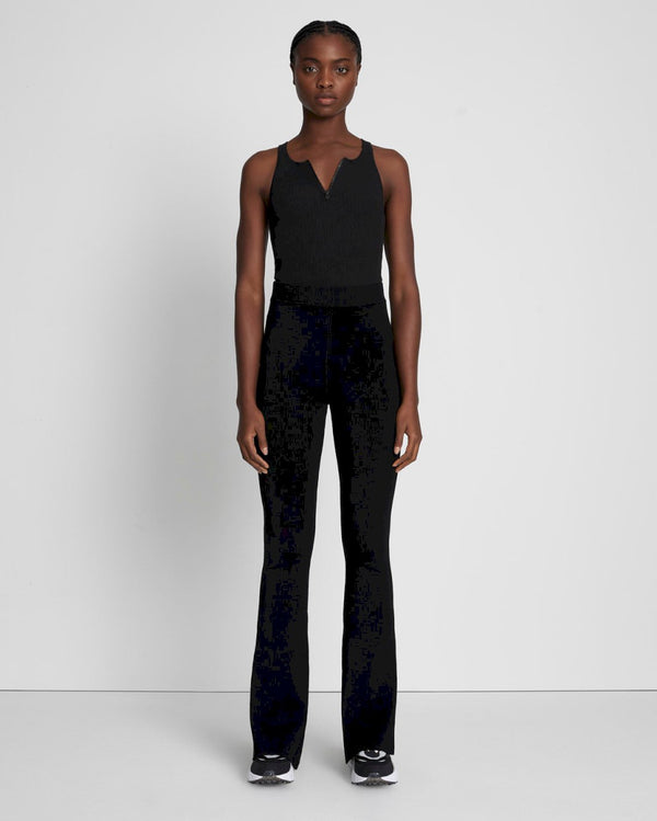 7 for all mankind High Rise Ribbed Bootcut Pants