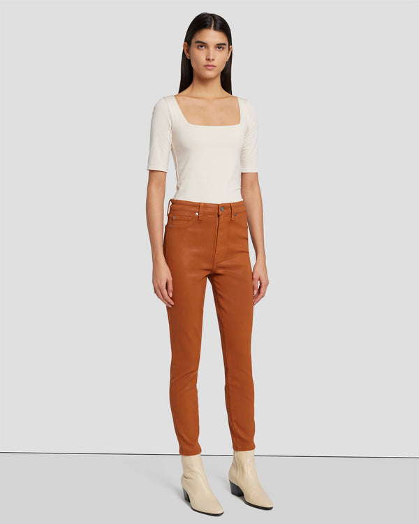 7 For All Mankind High Waist Ankle Skinny Jeans