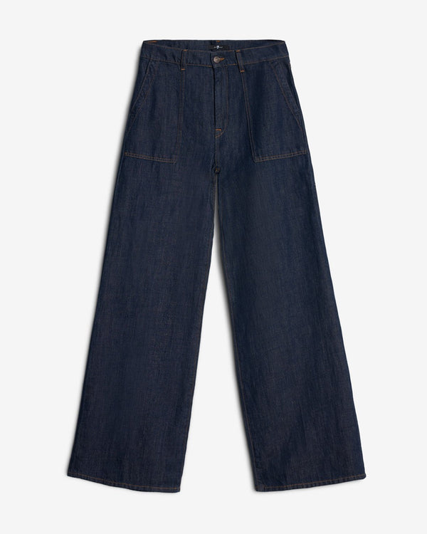7 for all mankind Indigo Linen Lotta Jeans