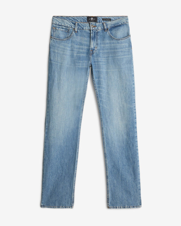 7 for all mankind Indigo Linen The Straight Jeans