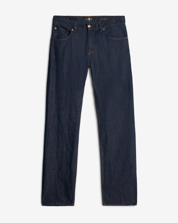 7 for all mankind Indigo Linen The Straight Jeans