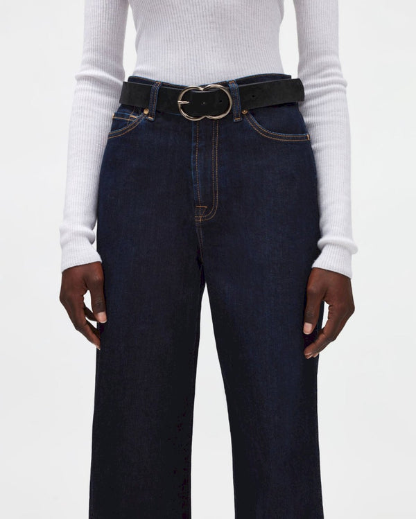 7 for all mankind Infinity Suede Belt Accessories