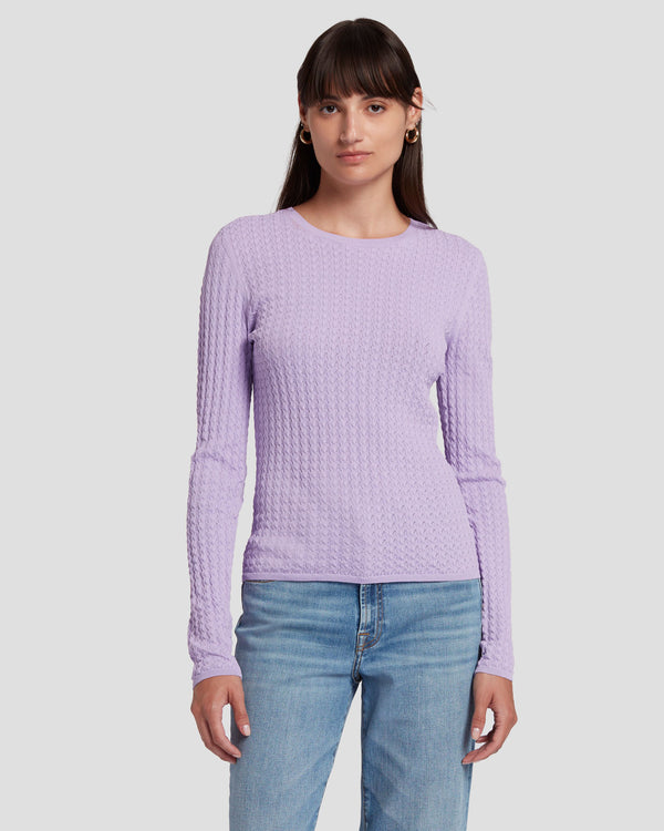 7 for all mankind Knit Weave Top Tops