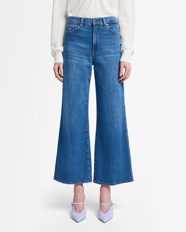 7 For All Mankind Left Hand Cropped Lotta Jeans