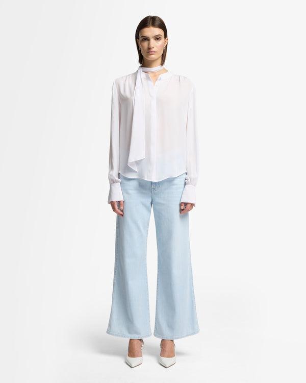 7 For All Mankind Left Hand Cropped Lotta Jeans