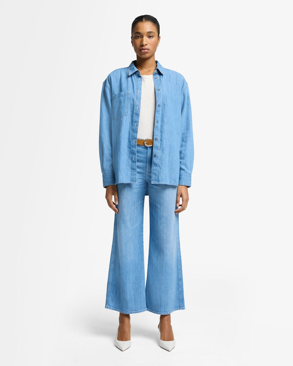 7 For All Mankind Left Hand Cropped Lotta Jeans