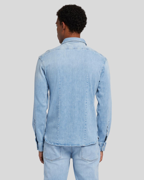 7 For All Mankind Left Hand Denim Shirt Shirts