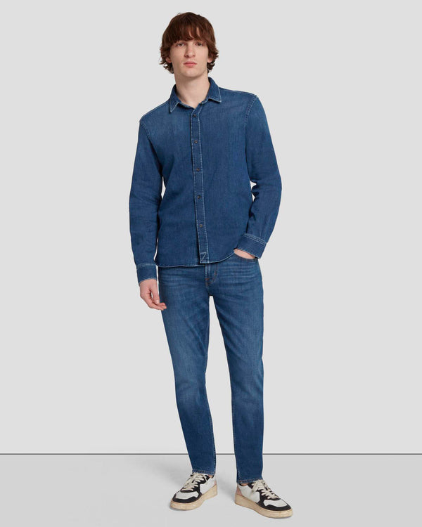 7 For All Mankind Left Hand Denim Shirt Shirts