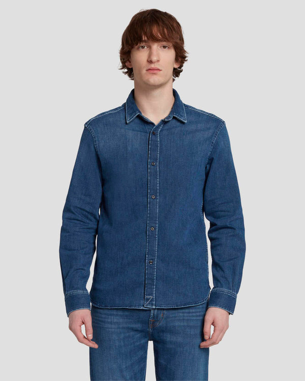 7 for all mankind Left Hand Denim Shirt Shirts