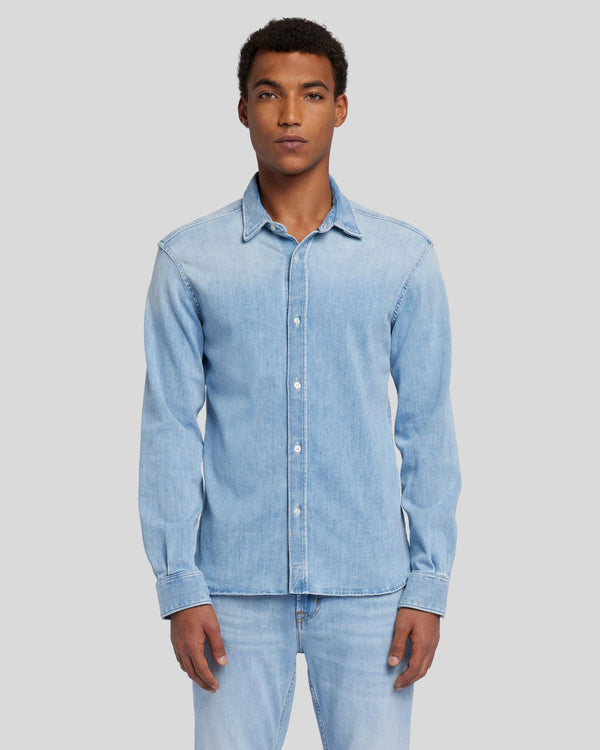 7 for all mankind Left Hand Denim Shirt Shirts