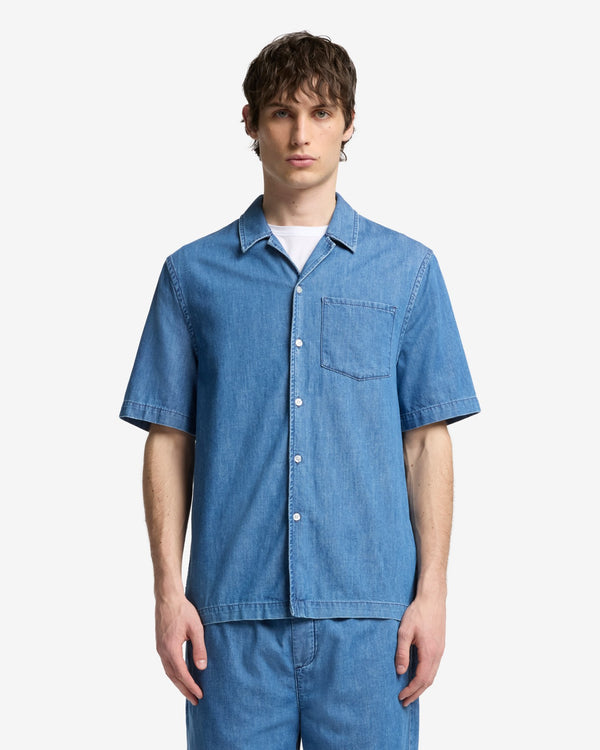 7 For All Mankind Leisure Denim Camp Shirt Shirts