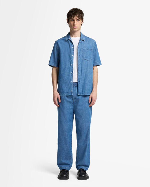 7 For All Mankind Leisure Denim Camp Shirt Shirts