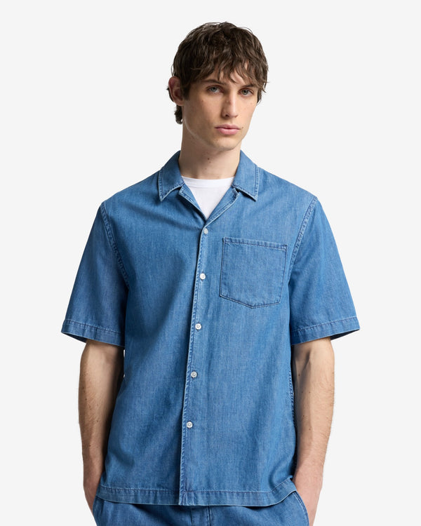 7 For All Mankind Leisure Denim Camp Shirt Shirts